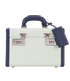 Beauty Train Case, £850, Handbags, Green/Navy, Leather, Front view